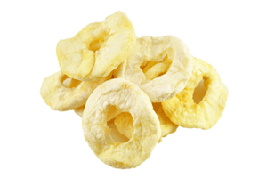 Apfelringe als Trockenfrucht
